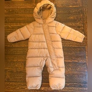 MILES THE LABEL Hooded Quilted
Bunting (Baby) in Sand (Rose Gold)